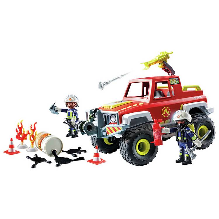 Playmobil Fire Rescue Truck toy, imported from the UK