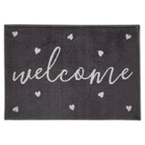 Argos Home ditsy heart doormat 57x40cm, imported from the UK