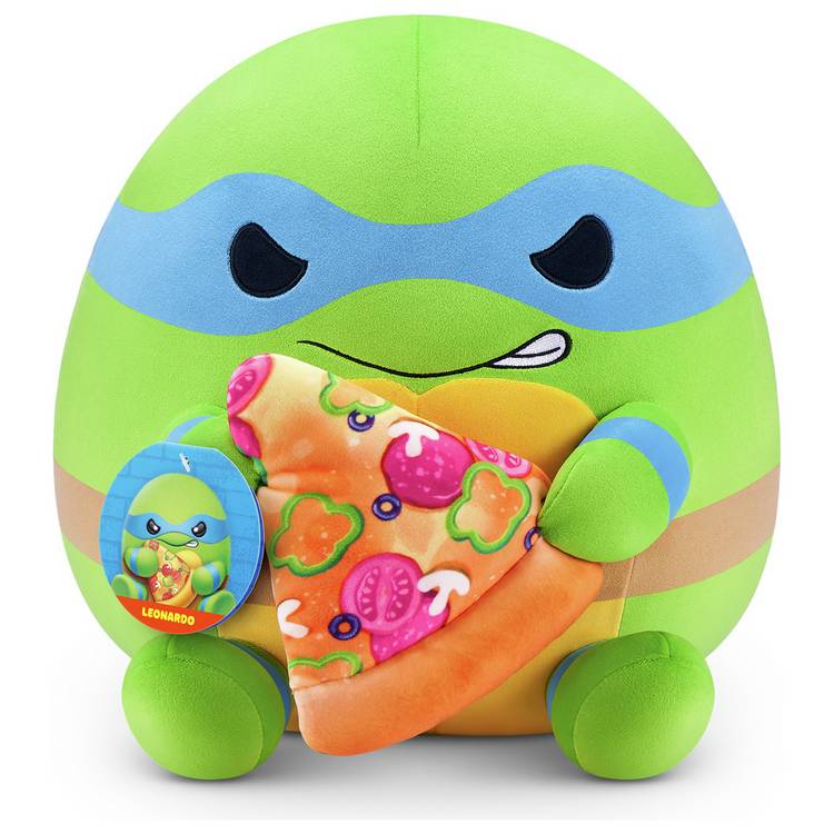 Zuru TMNT Leonardo plush toy 14 inches, UK version