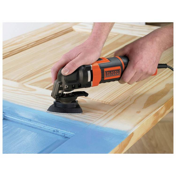 Black+Decker MT300 multitool 300W, imported from the UK