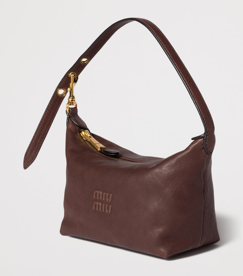 Miu Miu Nappa leather pouch 14x18.5cm (British brand)
