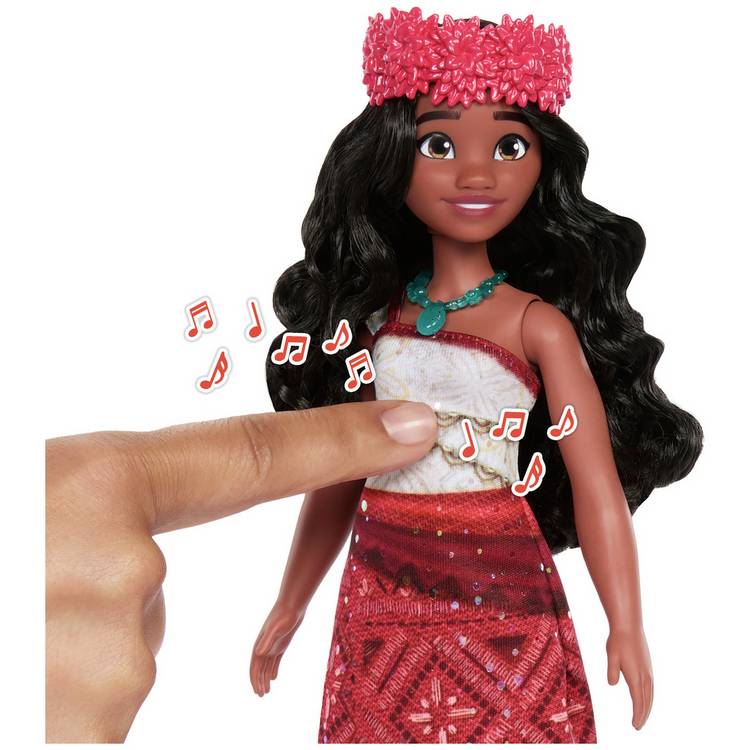 Disney Moana 2 singing adventure doll 32cm - British product