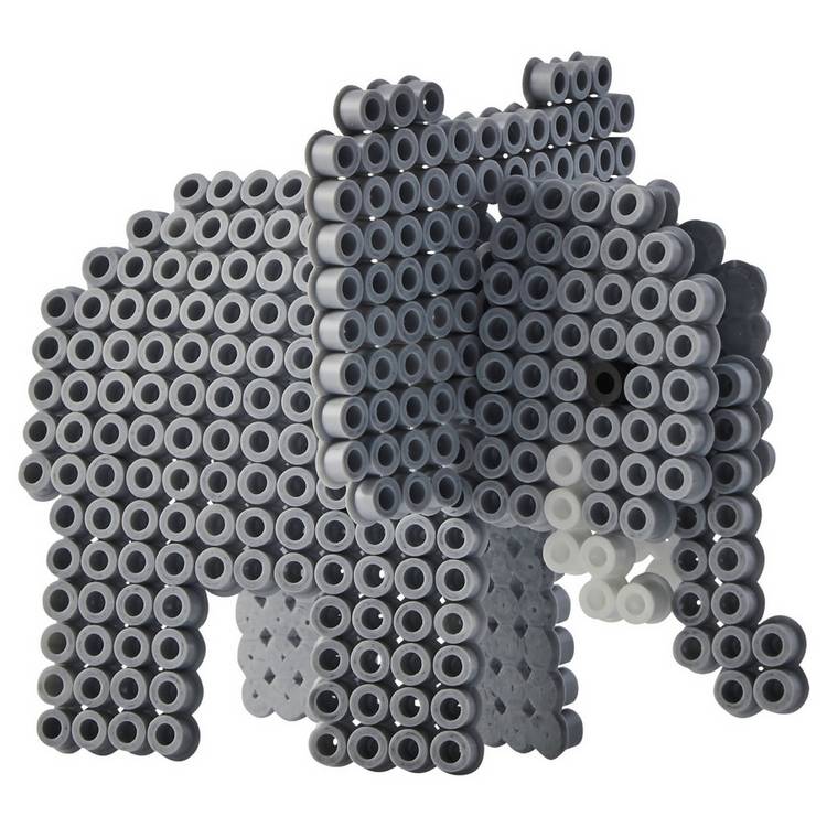 Hama 3D Safari Beads Gift Box with 2500 beads - British product