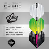 Red Dragon 20pc flight and shaft collection, UK version