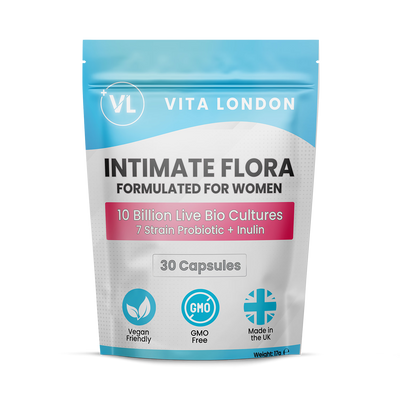 Holland & Barrett Intimate Flora Probiotics For Women 7 Strain 30 Capsules- Buy online at McGrocer