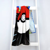 Pokémon action beach towel multicoloured (British brand)