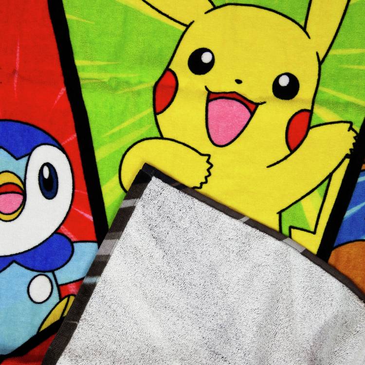 Pokémon action beach towel multicoloured (British brand)