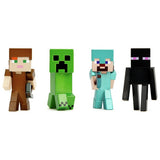 Minecraft diecast figure pack of 4 2.5 inches, imported from the UK