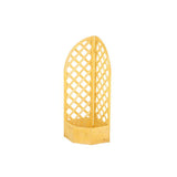 Mcgregor corner wooden garden planter with lattice, British brand
