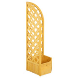 Mcgregor corner wooden garden planter with lattice, British brand