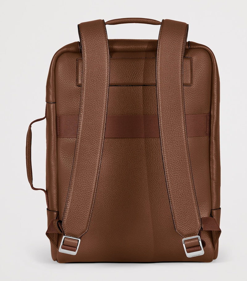 Montblanc leather Companion backpack H30cm W12cm D44cm, UK version