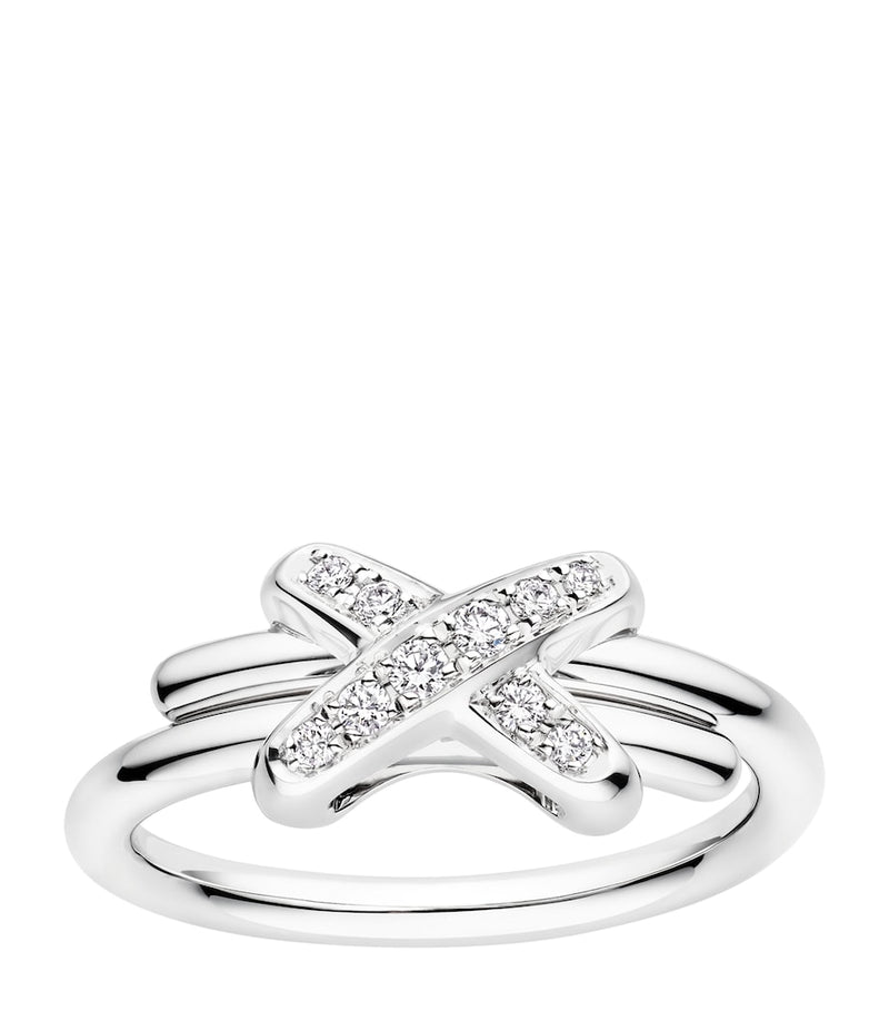 Chaumet white gold diamond ring Jeux de Liens (British brand)