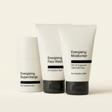 No7 men's energising skincare trio, imported from the UK