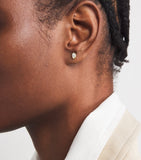 Jade Trau Maverick yellow gold diamond stud earrings, imported from the UK