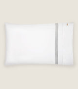 Harrods Pratesi Tre Righe Bolster Pillowcase 13cm x 41cm- Buy online at McGrocer