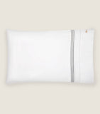 Pratesi Tre Righe bolster pillowcase 100% Egyptian cotton 13x41cm, UK version