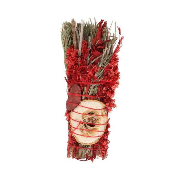 Something Different Rosemary Smudge Stick Wand Red Jasper 6in (British brand)