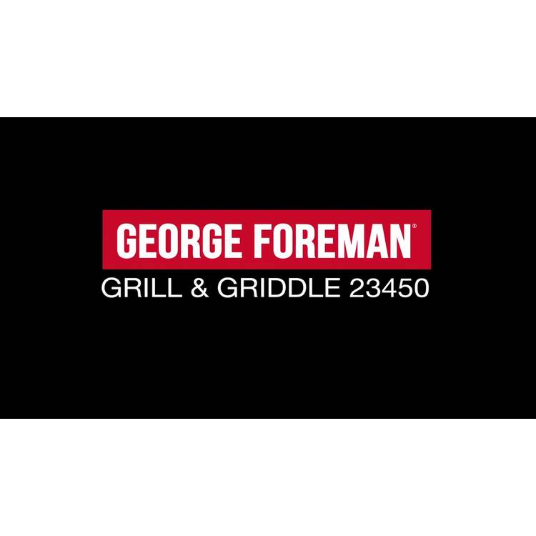 George Foreman large variable temp grill and griddle (British brand)