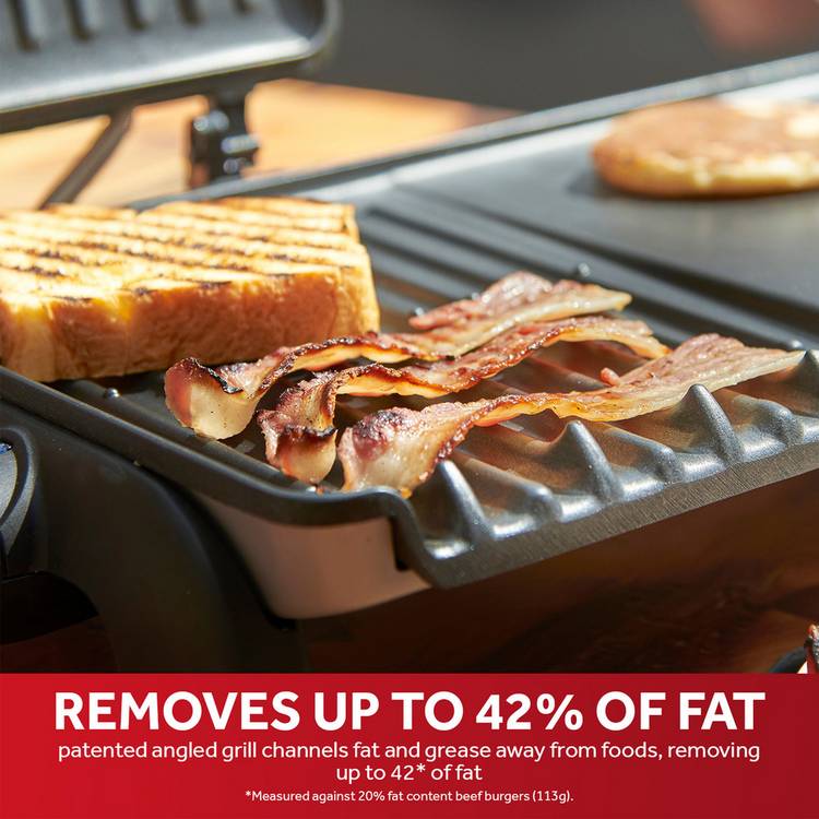 George Foreman large variable temp grill and griddle (British brand)