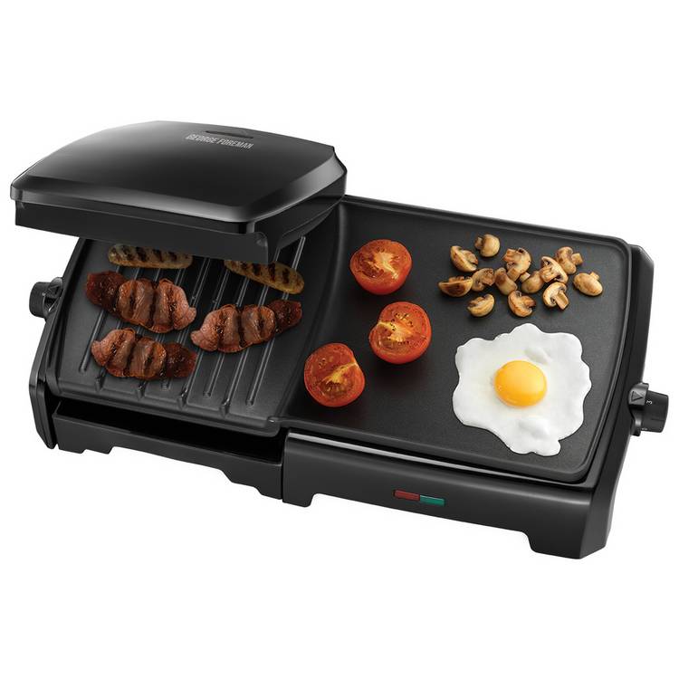 George Foreman large variable temp grill and griddle (British brand)