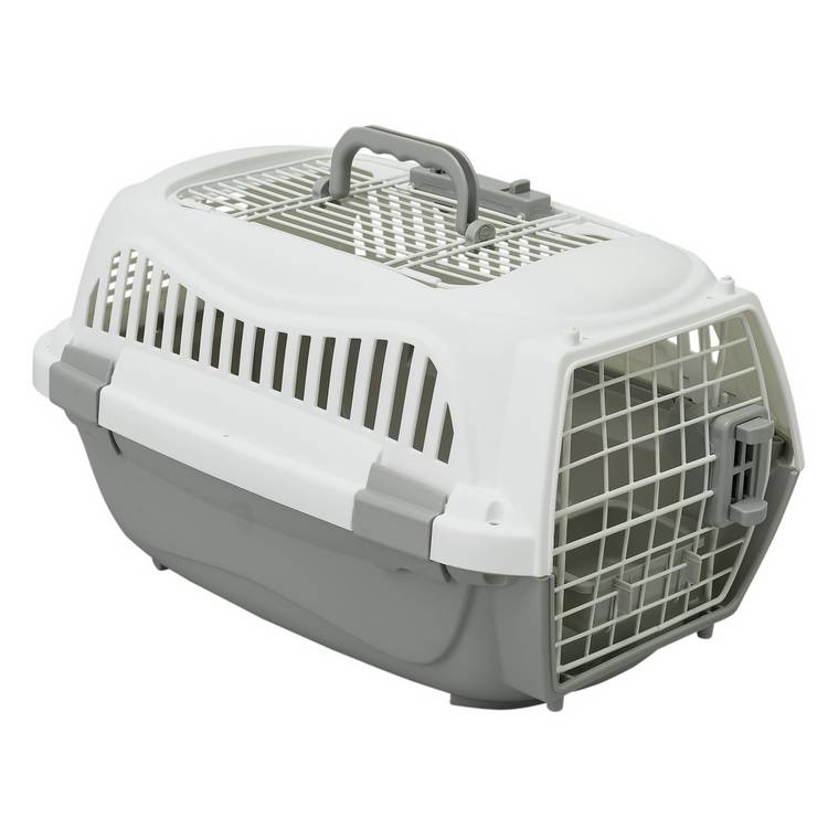 Top loading pet carrier medium with dual doors, UK version