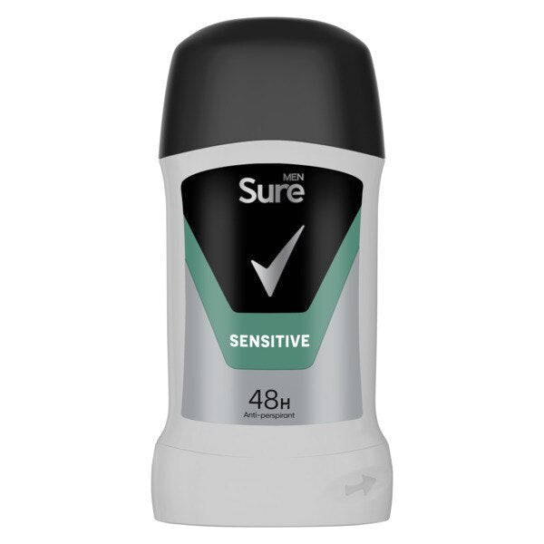 Sure Men Sensitive Antiperspirant Deodorant Stick 50ml GOODS Superdrug
