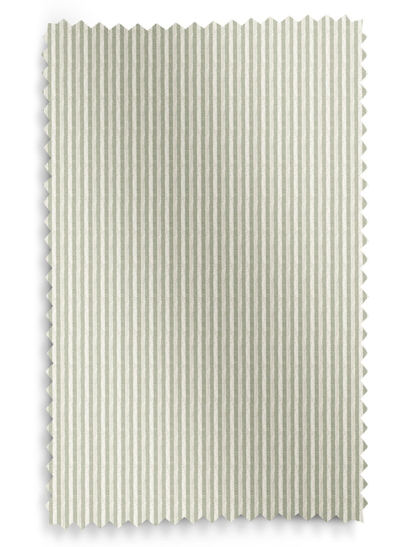 Emily Bond roman blinds sage green Oscar stripe, imported from the UK