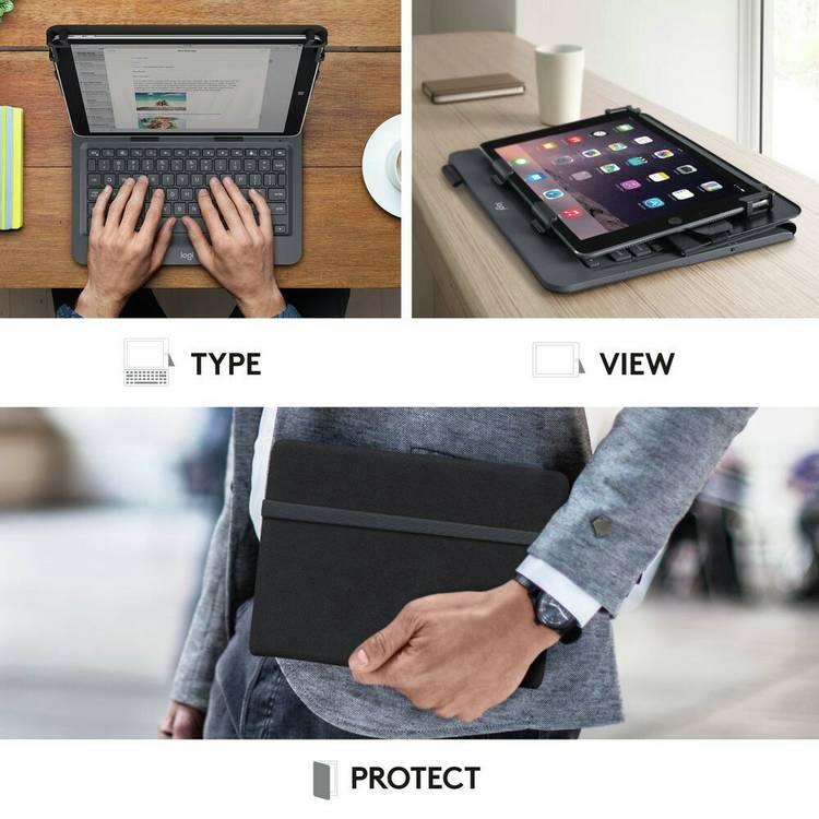 Logitech Universal Folio 9-10 inch keyboard case, imported from the UK