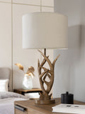 Antler Table Lamp hand-painted 59cm, imported from the UK