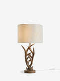Antler Table Lamp hand-painted 59cm, imported from the UK