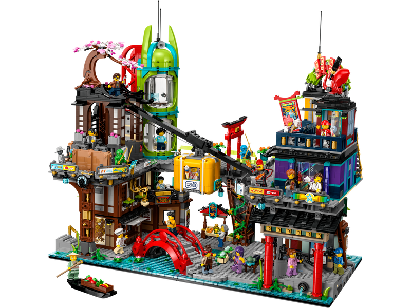 LEGO NINJAGO City Markets Building Set 6163 Pieces, imported from the UK