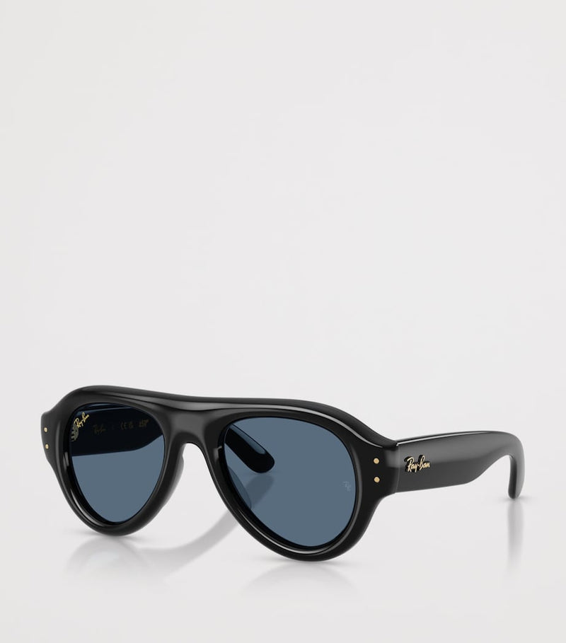 Ray-Ban Aviator Puffer sunglasses acetate frame (British brand)