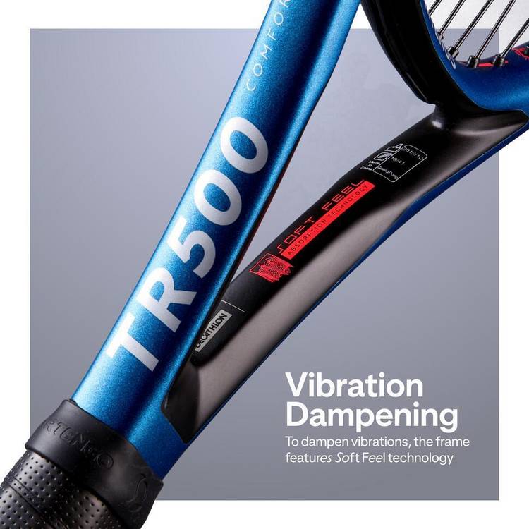 Decathlon TR500 tennis racket blue 660 sq cm (British brand)