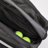 Decathlon 9-racket tennis bag black and blue (British brand)