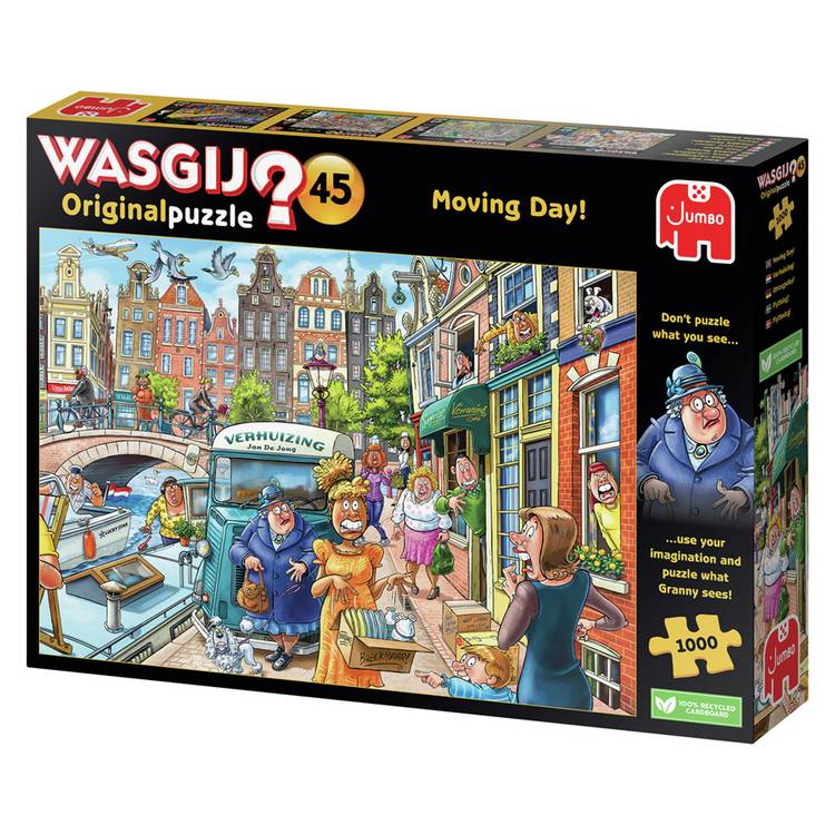 Wasgij jigsaw puzzle Moving Day 1000 pieces - British product
