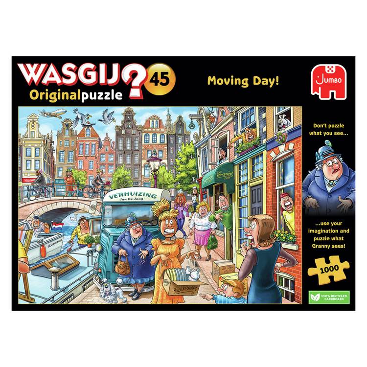 Wasgij jigsaw puzzle Moving Day 1000 pieces - British product