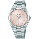 Lorus watch pale pink sunray dial 34mm - British product