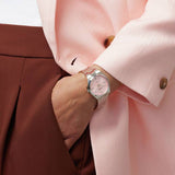 Lorus watch pale pink sunray dial 34mm - British product