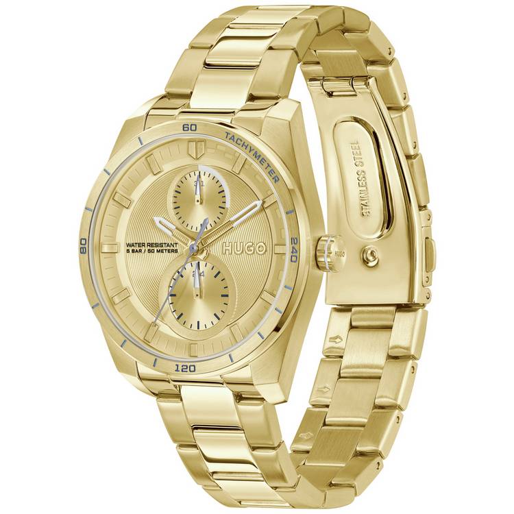HUGO ladies gold IP watch 38mm, UK version