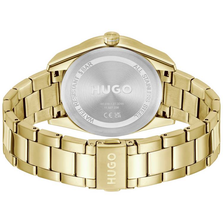 HUGO ladies gold IP watch 38mm, UK version
