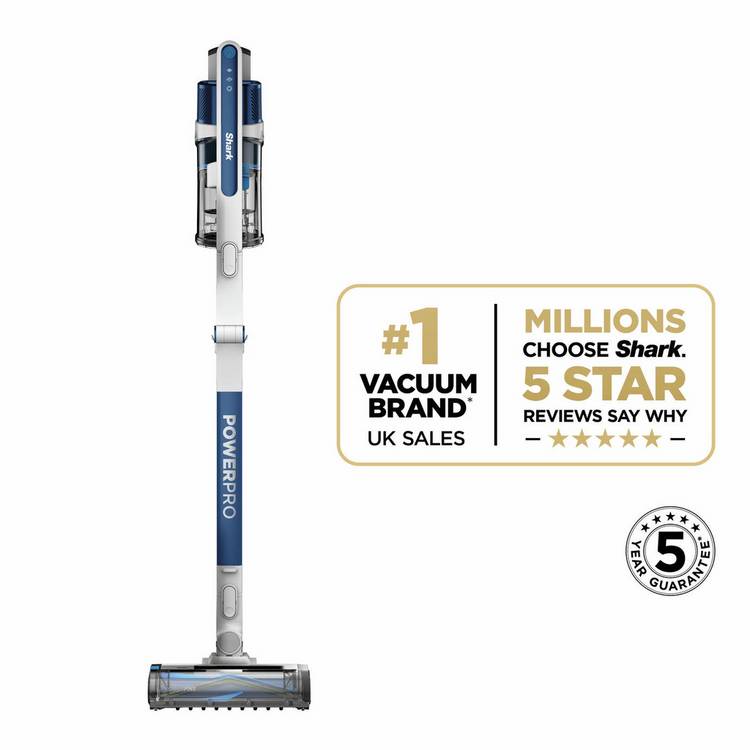 Shark PowerPro cordless vacuum cleaner with Anti Hair Wrap, imported from the UK