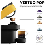 Nespresso Vertuo Pop De'Longhi pod coffee machine yellow - British product