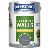 Johnstone's smooth masonry paint Moher Slate 5L (British brand)