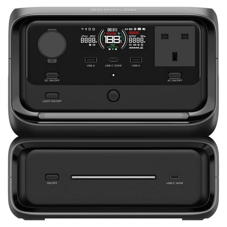 EcoFlow River 3 Max portable power station 572Wh, UK version