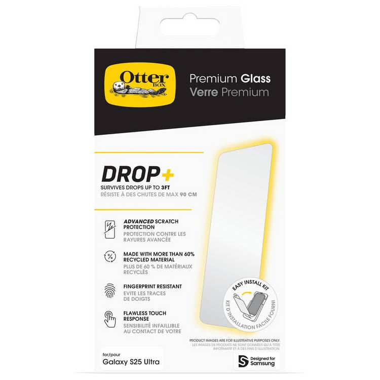 OtterBox screen protector for Samsung Galaxy S25 Ultra (British brand)