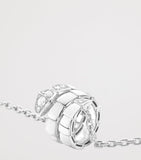 Bvlgari white gold diamond Serpenti Viper pendant necklace - British product
