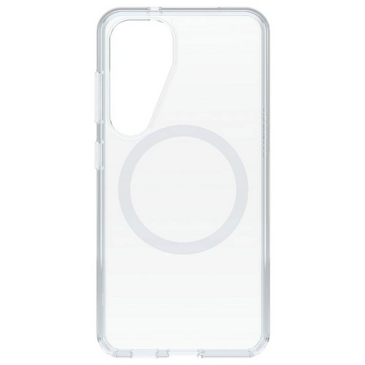 OtterBox Symmetry magnetic clear case for Samsung Galaxy S25 (British brand)
