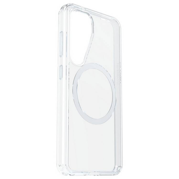 OtterBox Symmetry magnetic clear case for Samsung Galaxy S25 (British brand)
