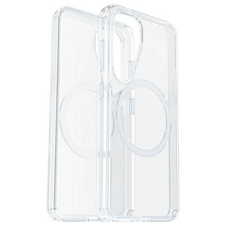 OtterBox Symmetry magnetic clear case for Samsung Galaxy S25 (British brand)