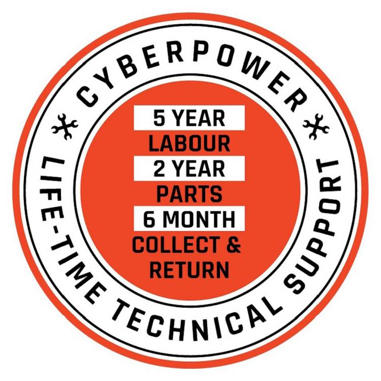 CyberPowerPC R7 32GB RTX5080 gaming desktop, imported from the UK